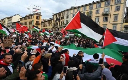 تظاهرات عالمية قوية تندد بالعدوان الإسرائيلي على غزة