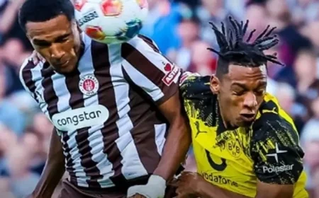 تعادل مثير بين سانت باولي وبوروسيا دورتموند 3-3 في الدوري الألماني