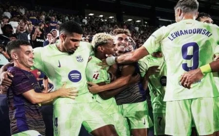 برشلونة يحقق انتصاراً مثيراً على ليفانتي ويعزز مسيرته المثالية في الليجا