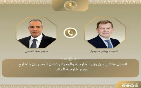 وزير الخارجية يناقش تطورات الأوضاع الإنسانية الكارثية في غزة مع نظيره الألماني