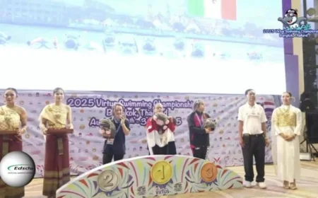 وزير الرياضة يبارك لفريدة أسامة بفوزها بالميدالية الذهبية في سباق 100م لمتلازمة داون