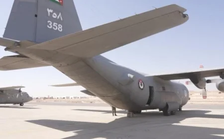 القوات المسلحة الأردنية تنفذ إنزالا جويا في غزة بالتعاون مع دول صديقة لتعزيز الدعم