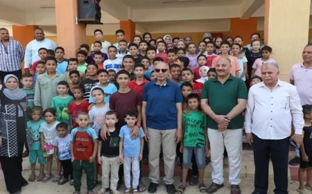 محافظ المنيا يتفقد مدارس مطاي ويتابع تجهيزات العام الدراسي الجديد لضمان بداية ناجحة