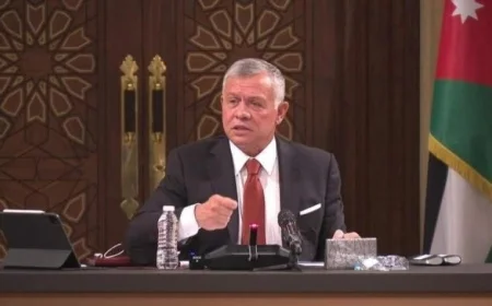 الملك عبدالله يؤكد موقف الأردن الرافض للاحتلال الإسرائيلي في غزة