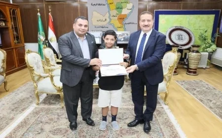 محافظ المنوفية يحتفي بذوي الهمم الرياضيين المتألقين في إنجازاتهم