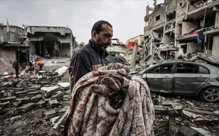 استشهاد وإصابة مدنيين في قصف الاحتلال الإسرائيلي على قطاع غزة