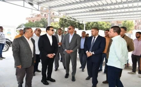 محافظ الفيوم يزور مجمع مواقف الفيوم-القاهرة الجديد للتحضير لإطلاقه