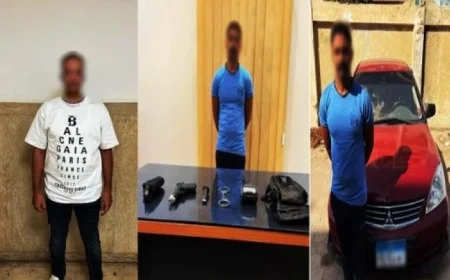 تفاصيل حادثة تعدي شخص على آخر بالسب وإشهار سلاح ناري بسبب خلاف على أولوية المرور