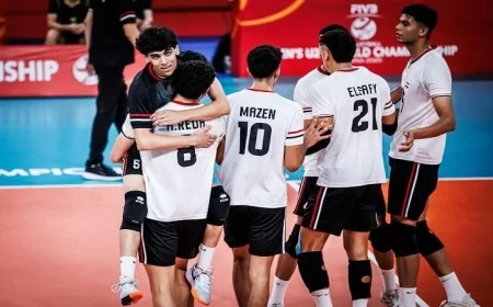 شباب الكرة الطائرة يواصلون التألق بالتأهل للدور الثاني بعد انتصارهم على تركيا في بطولة العالم