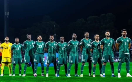 المنتخب السعودي يبدأ رحلته إلى التشيك للمشاركة في ملحق كأس العالم