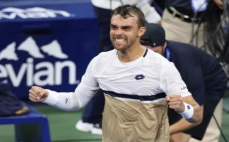 انتصار بونزي يُخرج ميدفيديف من بطولة أمريكا المفتوحة للتنس