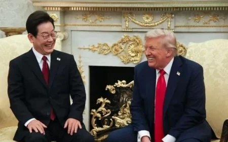 رئيس كوريا الجنوبية يدعو ترامب لدور صانع السلام الفعال في المنطقة