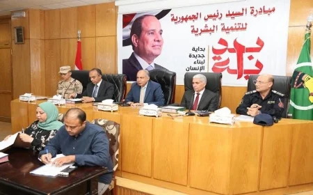 محافظ المنيا يستعرض تفاصيل خطة التعليم لاستقبال العام الدراسي الجديد