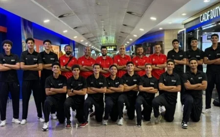 منتخب ناشئي السلة يبدأ معسكره في رواندا تحضيرًا للبطولة الإفريقية