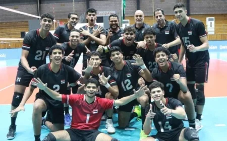 الأوليمبية تهنئ منتخب الطائرة للناشئين على تتويجه بلقب البطولة العربية