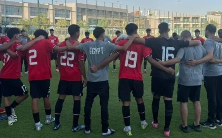 تعادل مثير بين منتخب مصر للناشئين 2009 وفريق زد في مباراة ودية