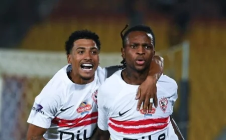 شيكو بانزا يتألق كأفضل لاعب في مباراة الزمالك وفاركو بالدوري المصري