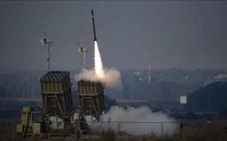 إسرائيل تنجح في اعتراض صاروخ باليستي أطلق من اليمن