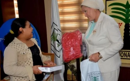 رئيسة الطفولة والأمومة تكرم هايدي وتعينها سفيرة المجلس للرحمة