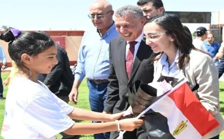 محافظ البحيرة تتابع الاستعدادات الأخيرة لافتتاح مدرسة المستقبل في النوبارية