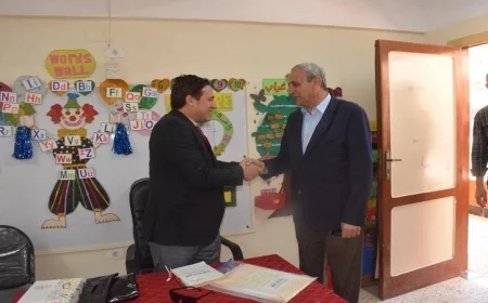 محافظ الغربية يزور لجان الانتخابات في اليوم الأول من إعادة مجلس الشيوخ