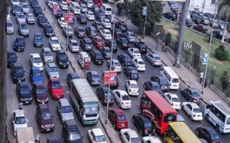 انتظام حركة المرور بمحاور القاهرة والجيزة رغم الكثافات في سور مجرى العيون