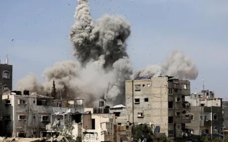 استشهاد 4 فلسطينيين إثر قصف إسرائيلي لمواقع مختلفة في قطاع غزة