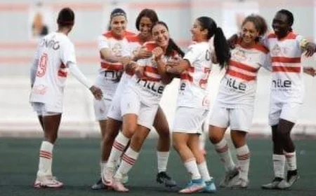 انتصار كبير لفريق مسار بثلاثية نظيفة على الزمالك في دوري الكرة النسائية