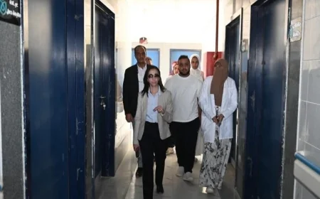 محافظ البحيرة تقوم بجولة تفقدية في قرى الجعار والحمراء وبني سلامة وكفر داود لتعزيز التنمية المحلية