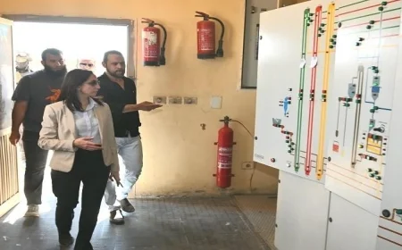 محافظ البحيرة تستعرض أحدث التطورات في صومعة غلال وادي النطرون