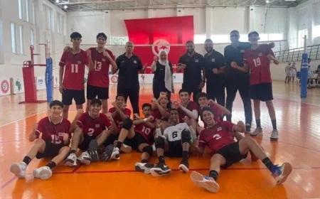 منتخب ناشئي الطائرة يهزم المغرب ويتأهل لنهائي بطولة إفريقيا بتونس بفوز مميز