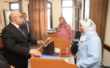 وزير العدل يتابع تقدم بناء محكمة أسرة البساتين ودار السلام والمعادي لتحسين الخدمات القضائية