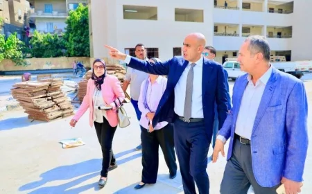 وزير التعليم يزور التجهيزات لتحويل مدرستين إلى مدارس مصرية يابانية مميزة