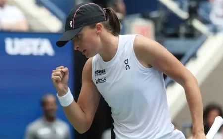 تألق شفيونتيك وتأهلها للدور الثالث في بطولة أمريكا المفتوحة للتنس