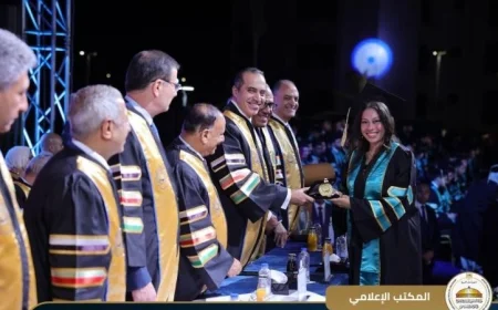 وزير الشئون النيابية يشارك في حفل تخرج الأكاديمية العربية للعلوم بالعلمين