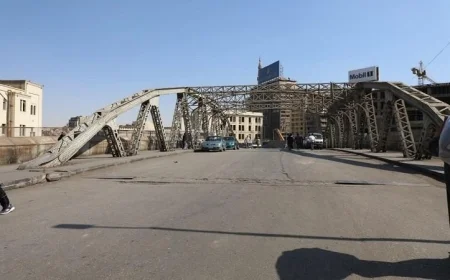 إخلاء كوبرى الليمون التراثي في ميدان رمسيس من الإشغالات ينتهي بنجاح