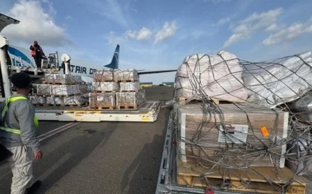 وصول شحنة حيوية من المستلزمات الطبية إلى إريتريا لتعزيز الرعاية الصحية