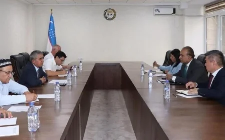 وزير الموارد المائية الأوزبكي يثني على الخبرة المصرية الكبيرة في تكنولوجيا الري