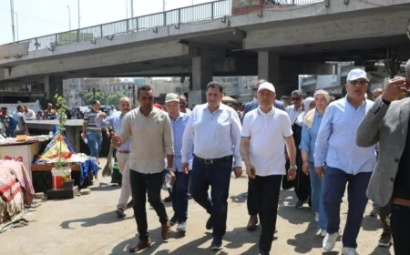 محافظ القاهرة يشرف على تجديد وتطوير ميدان رمسيس لتحقيق رؤية حديثة