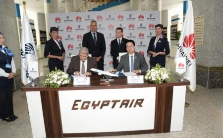 مصر للطيران تتعاون مع شركة صينية لتعزيز وتطوير البنية التحتية الرقمية