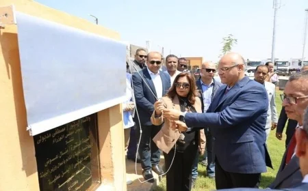 وزيرة التنمية المحلية تدشن محطة جديدة لجمع المخلفات في القناطر الخيرية لتحقيق بيئة أنظف