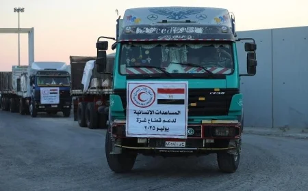 الأولوية للهلال الأحمر المصري: تسهيل دخول المساعدات الإنسانية إلى قطاع غزة