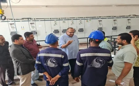 رئيس مياه سوهاج يزور محطات الشرب والصرف الصحي في جرجا للتفقد