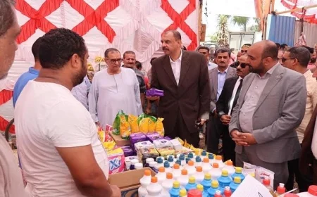 افتتاح محافظ سوهاج لسوق اليوم الواحد في مدينة البلينا ينعش الاقتصاد المحلي