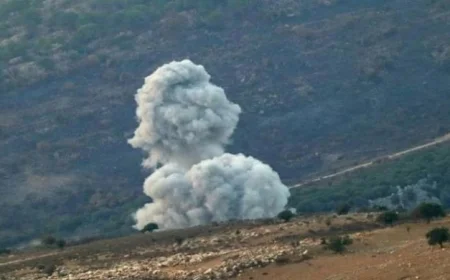 الجيش الإسرائيلي يشن هجوماً على مواقع حزب الله جنوب لبنان