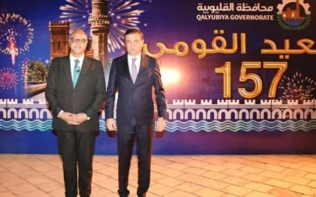 وزير الزراعة يحضر احتفال القليوبية بالعيد القومي الـ157 ويرسخ أواصر التعاون المحلي