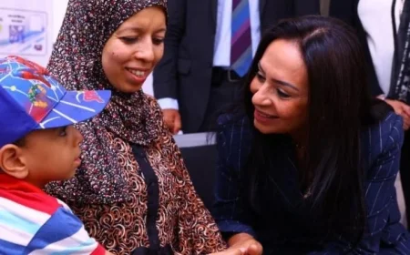 وزيرة التضامن تتابع الخدمات في مكتب تأهيل حلوان وتتفقد احتياجات المواطنين