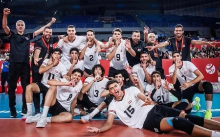شباب الفراعنة يكتسحون كازاخستان ويحققون المركز الـ13 في مونديال الصين للطائرة