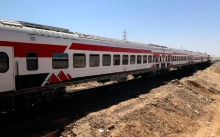 عودة حركة القطارات لطبيعتها على خط إسكندرية-مطروح بعد حادث القطار