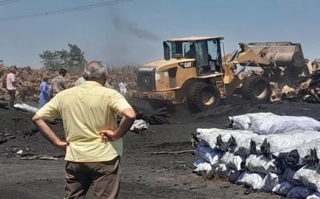 حملات بيئية ناجحة في البحيرة تزيل 10 مكامير فحم عشوائية في الدلنجات